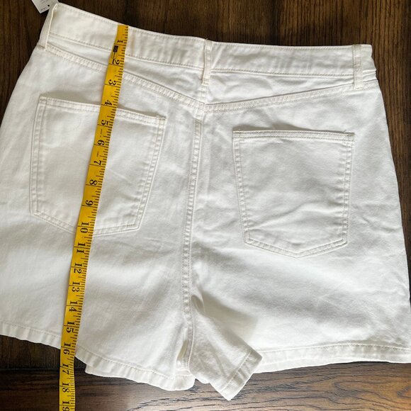 GAP White Denim Wrap Mini Skort – Size 31 – NWT - Picture 10 of 10